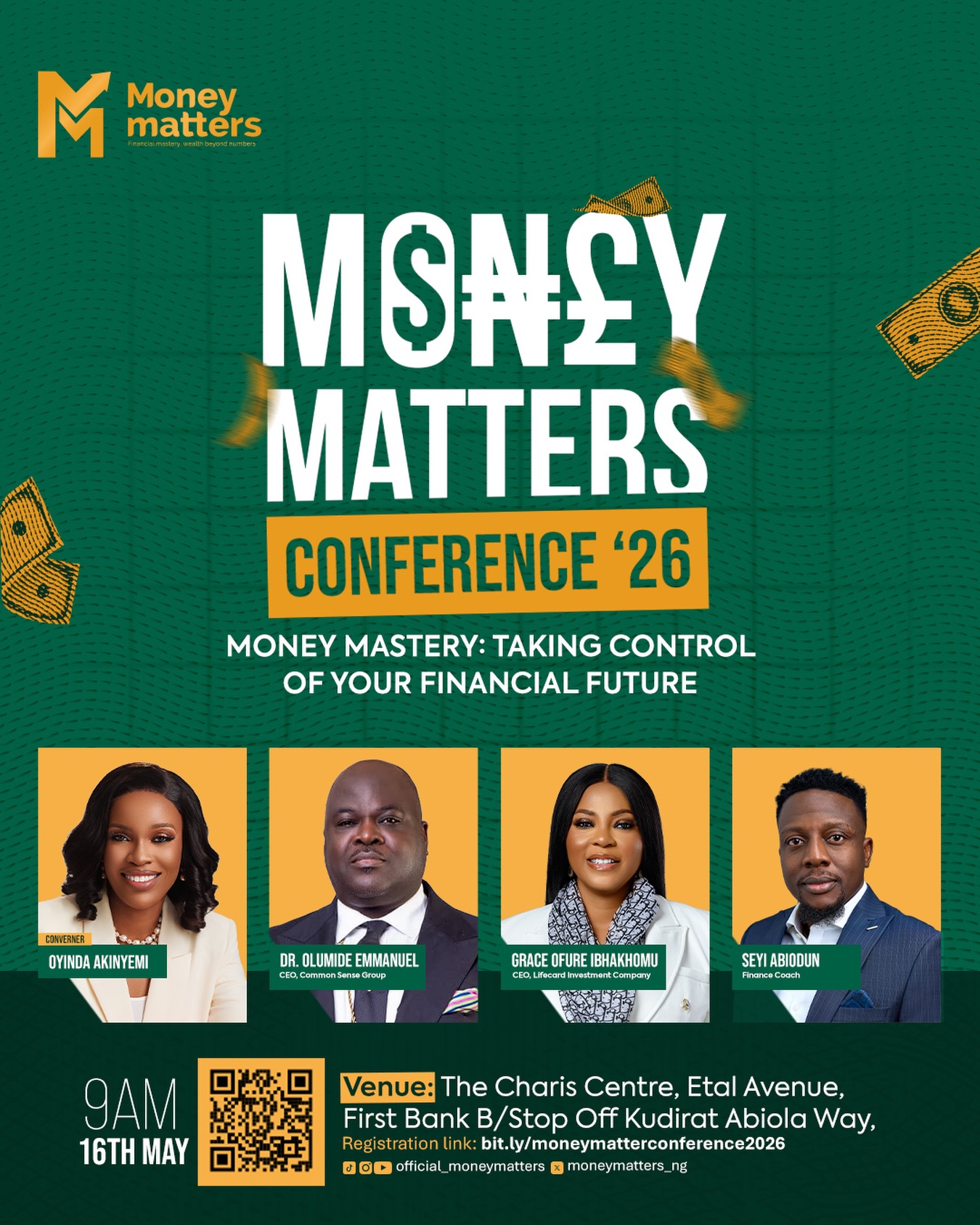 Money Matters Conference 2026 Flyer